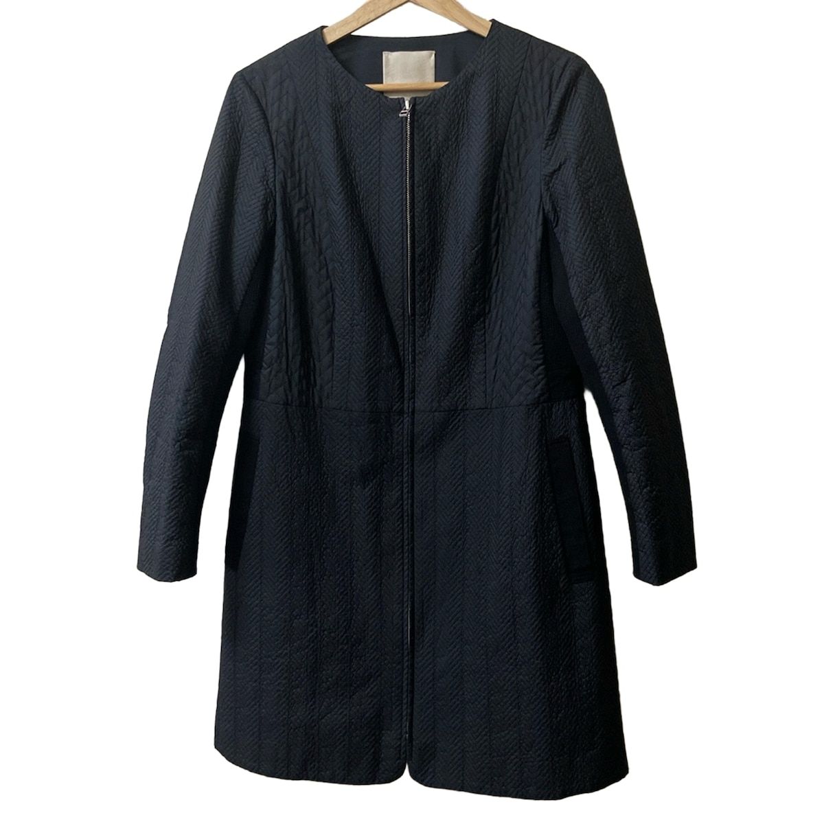 ジユウク 自由区/jiyuku サイズ40 M 黒 レディース レース ワンピース 自由区⁄jiyuku(ジユウク) 七分袖カットソー サイズ40 M レディース美品