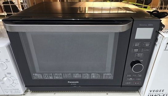 品 パナソニック Panasonic オーブンレンジ 26L 50 60Hz共用 縦開き 庫内フラット NE-MS266-K 2019年製 ブラック YR-19499