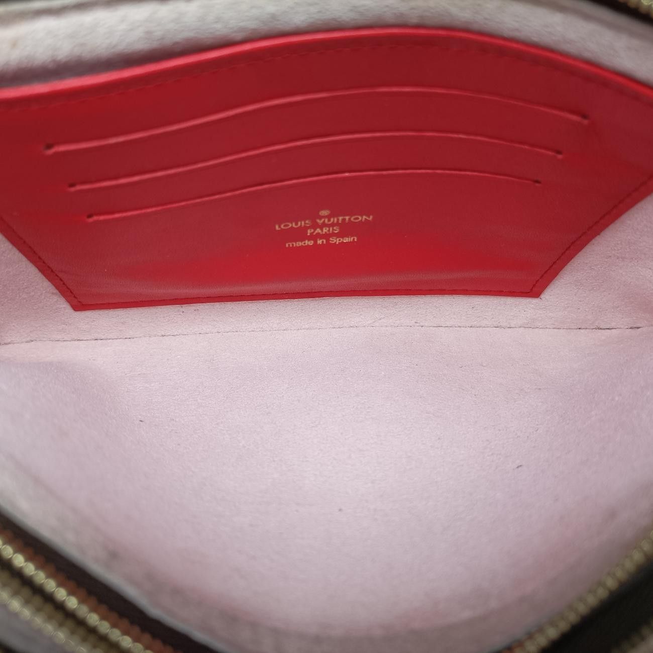 ルイヴィトンLouis Vuittonポシェット ドゥーブルジップ ブルーミング