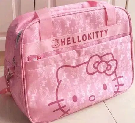ハローキティ ピンク色 バッグ トートバッグ クロス 旅行カバン 全部OK