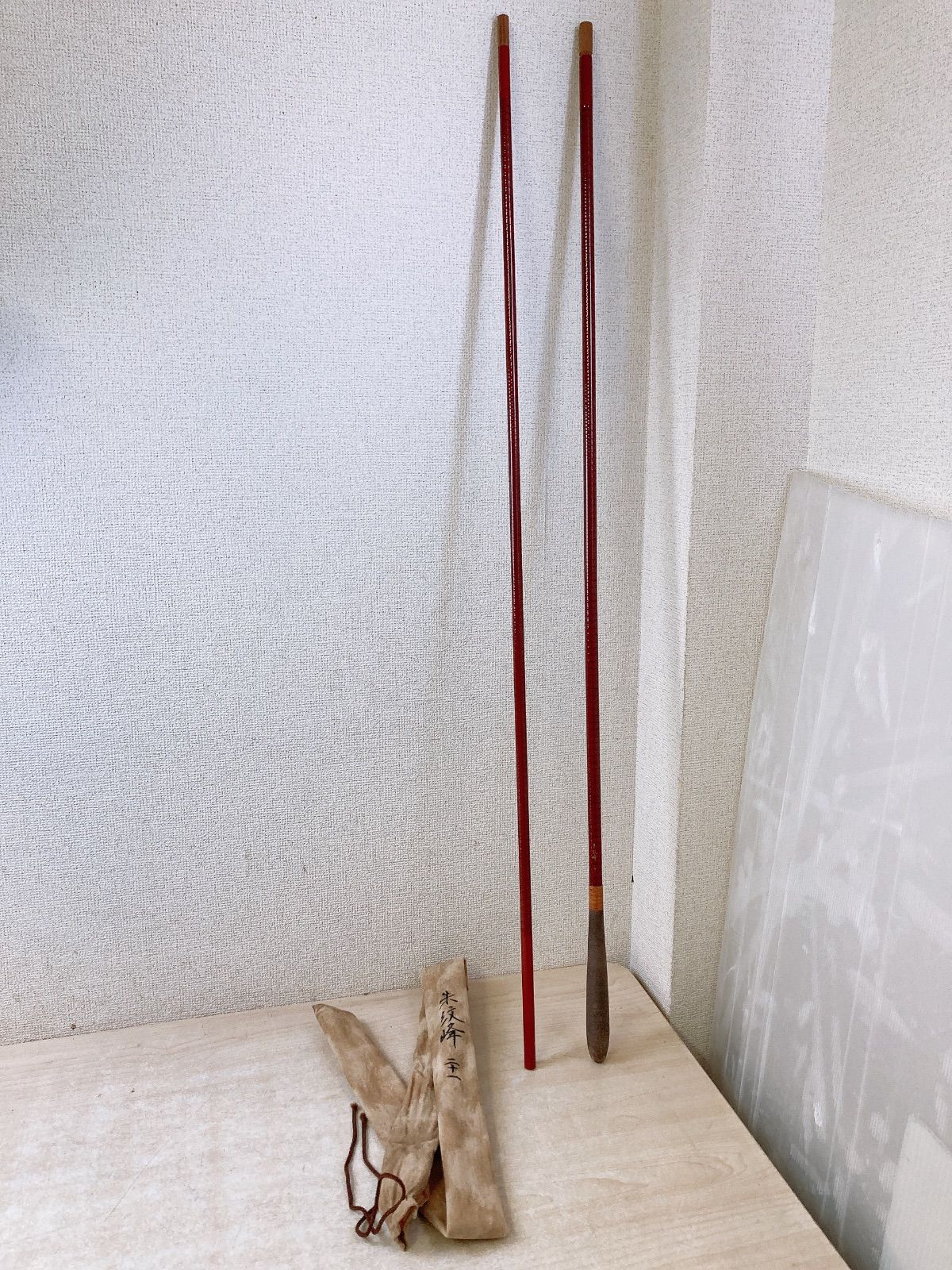 シマノ 朱紋峰 二十一 21尺 釣竿 ヘラ竿 ヘラブナ ヘラ鮒 フィッシングロッド カーボンロッド 収納袋付き SHIMANO 品