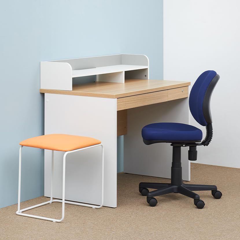 オフィスコム オフィスチェア RD-1 デスクチェア 事務椅子 幅530×奥行570×高さ810～920mm ネイビー OFCHAIR-662-NV