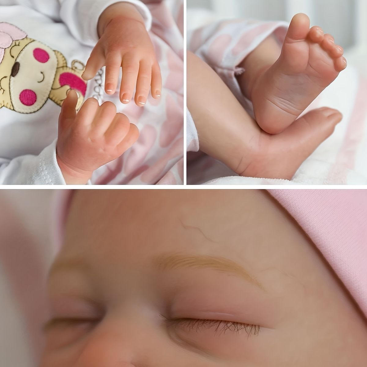 女の子 柔らかい新生児人形