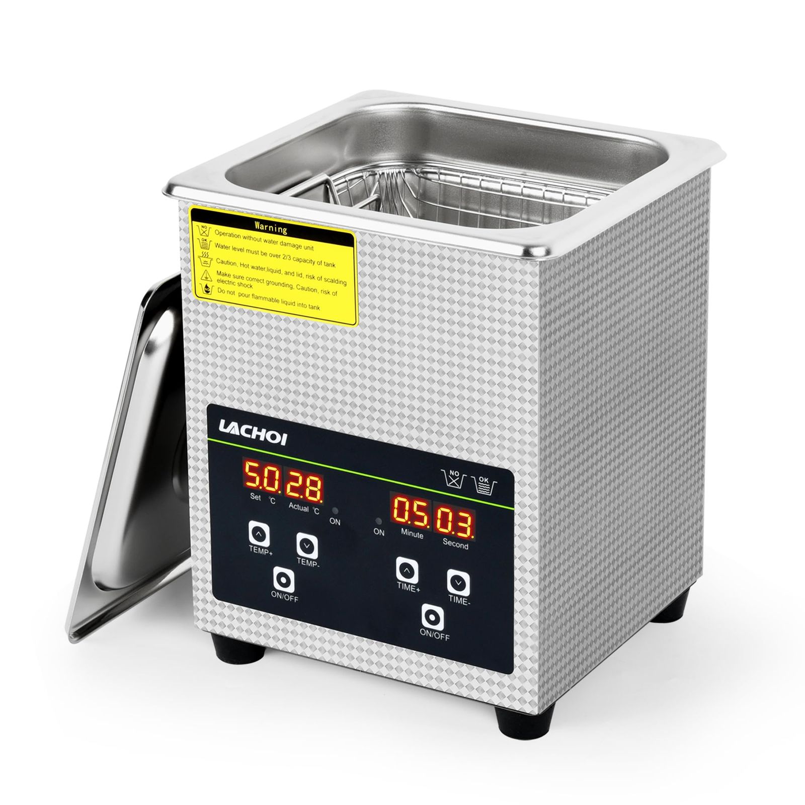 超音波洗浄機 2L 超音波洗浄機 業務用 PSE認証取得 40KHz デジタル 超音波洗浄器 小型 超音波クリーナー 卓上型 超音波洗浄機 タイマー 温度設定 メガネ 義歯 ジュエリー 時計 小型 超音波 洗浄機 日本語説明書付き 60W超音波パワー