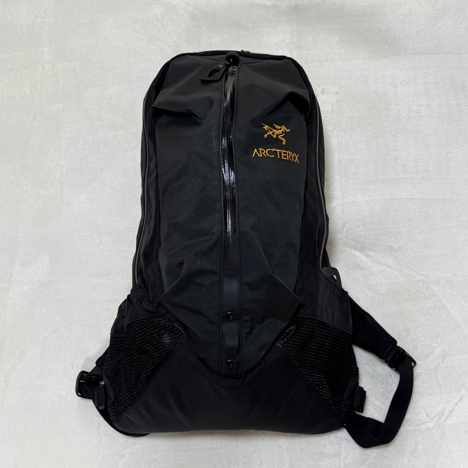 アークテリクス アロー22 ブラック 刺繍ロゴ