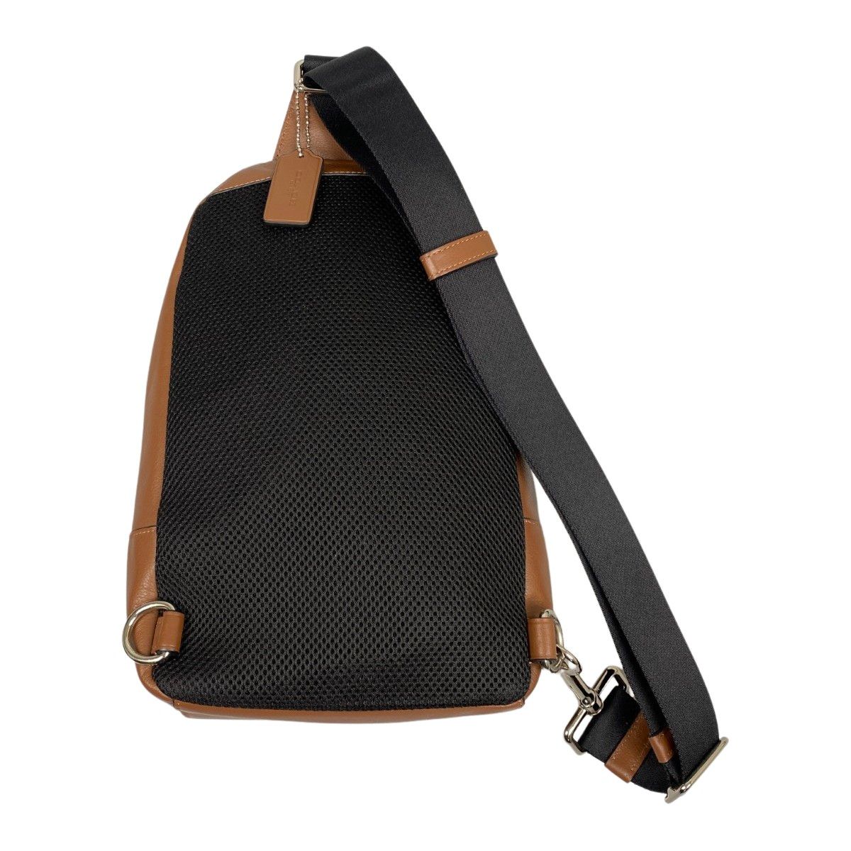 COACH コーチ スリングボディーバッグ F72226 ダークブラウン×ミッドナイトブルー