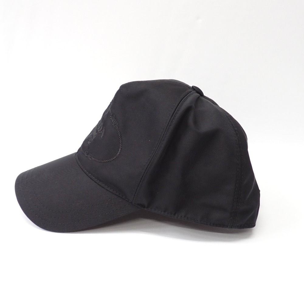 Ft 632815 プラダ キャップ 帽子 ベースボールキャップ 2 HC 179 ブラック M PRADA