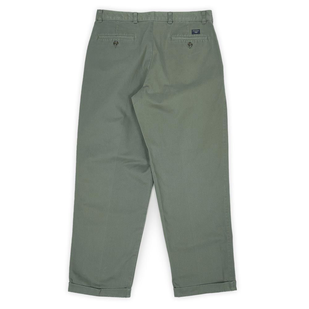 ドッカーズ DOCKERS 00 s 2000年代 2タック チノトラウザー Levi リーバイス傘下 USA ヴィンテージ アメリカ 古着 メンズ ズボン パンツ オリーブ W 34 L 30