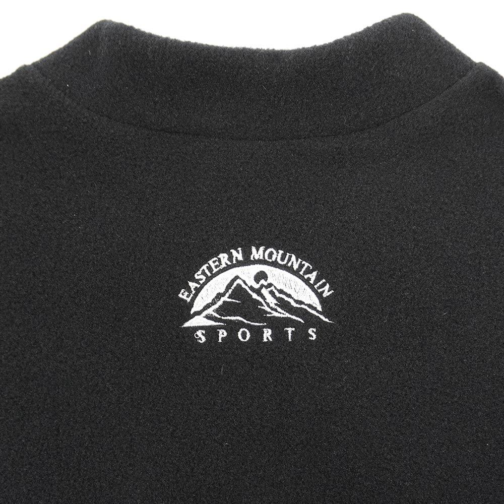 EMS 90s 90年代 プルオーバーフリースジャケット アノラック 無地 MADE IN USA アメリカ製 ヴィンテージ 古着 メンズ BLACK ブラック 黒 XL KANDAIZUMI_COM