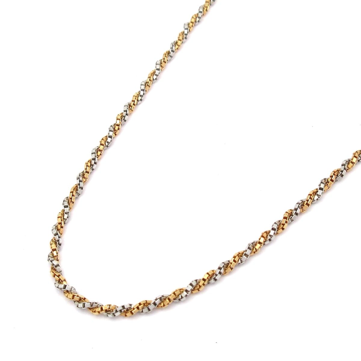 Unbranded ノーブランド ネックレス K 18 YG Pt 850 総重量 7 9 g