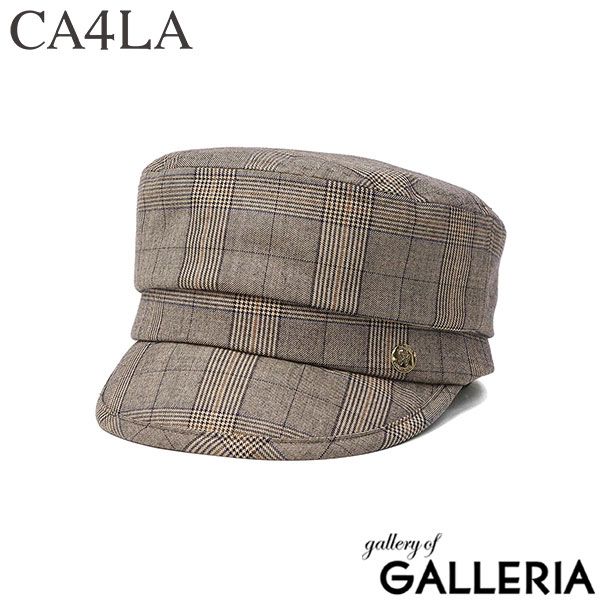 CA4LA 帽子 キャスケット レディース 秋冬 秋 冬 カシラ おしゃれ ブランド 大きめサイズ ハンチング 大人 手洗い 洗濯機 洗濯可 UVカット チェック ウール混 シンプル キャップ MAT PATTERN TAM02718