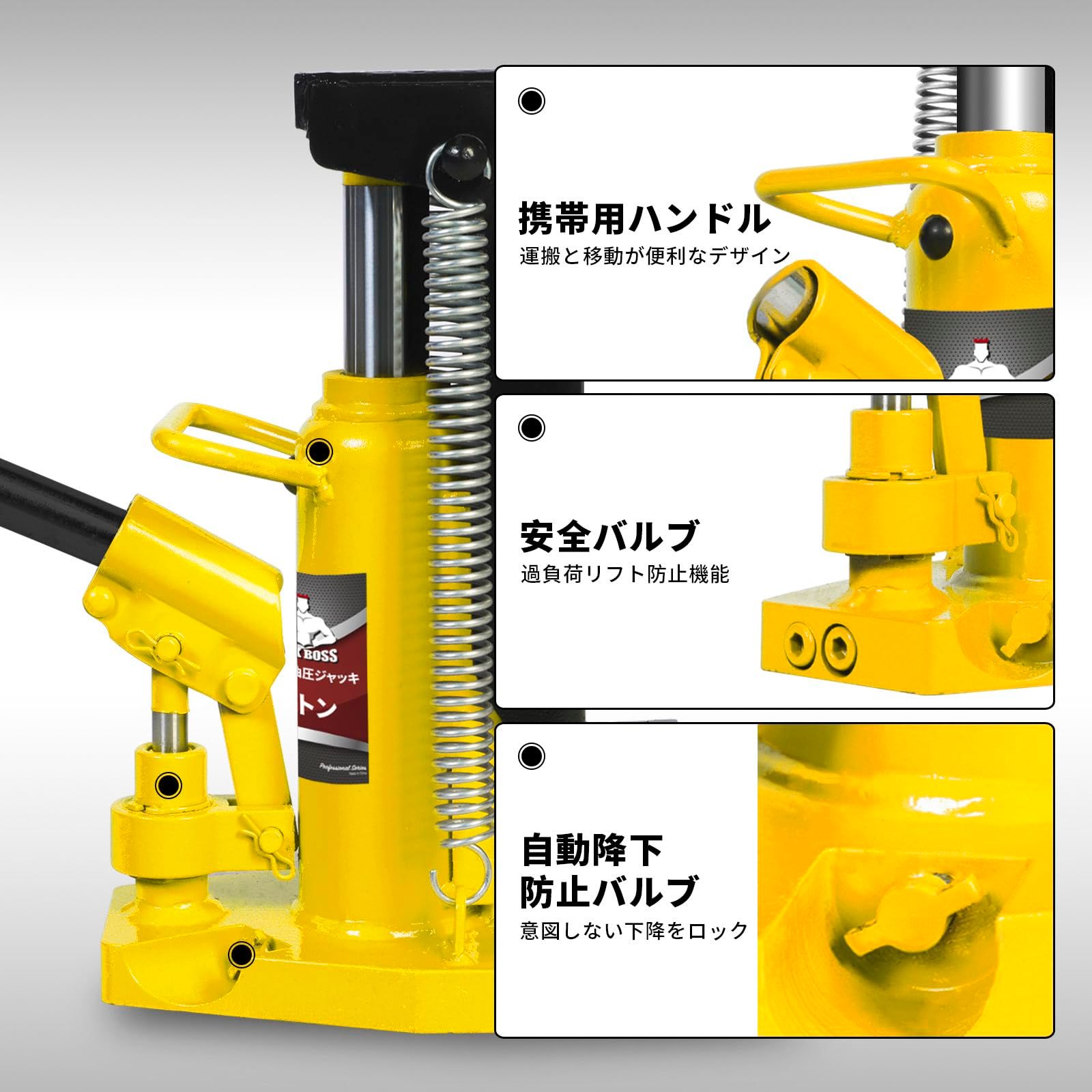  油圧ジャッキ 爪つき油圧ジャッキ 爪部 2 5 t ヘッド部 車用工具 修理 作業 その他 タイヤ ホイール
