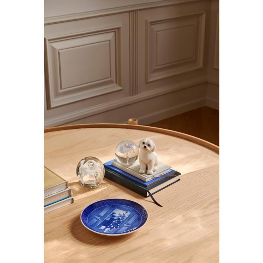 正規輸入品 ロイヤルコペンハーゲン イヤープレート 版 CHRISTMAS ANTICIPATION 直径約18cm ブルー 1070754