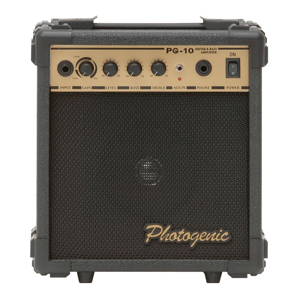 フォトジェニック ギターベース兼用アンプ PhotoGenic オーバードライブ機能付き フォトジェニック Photogenic PG10