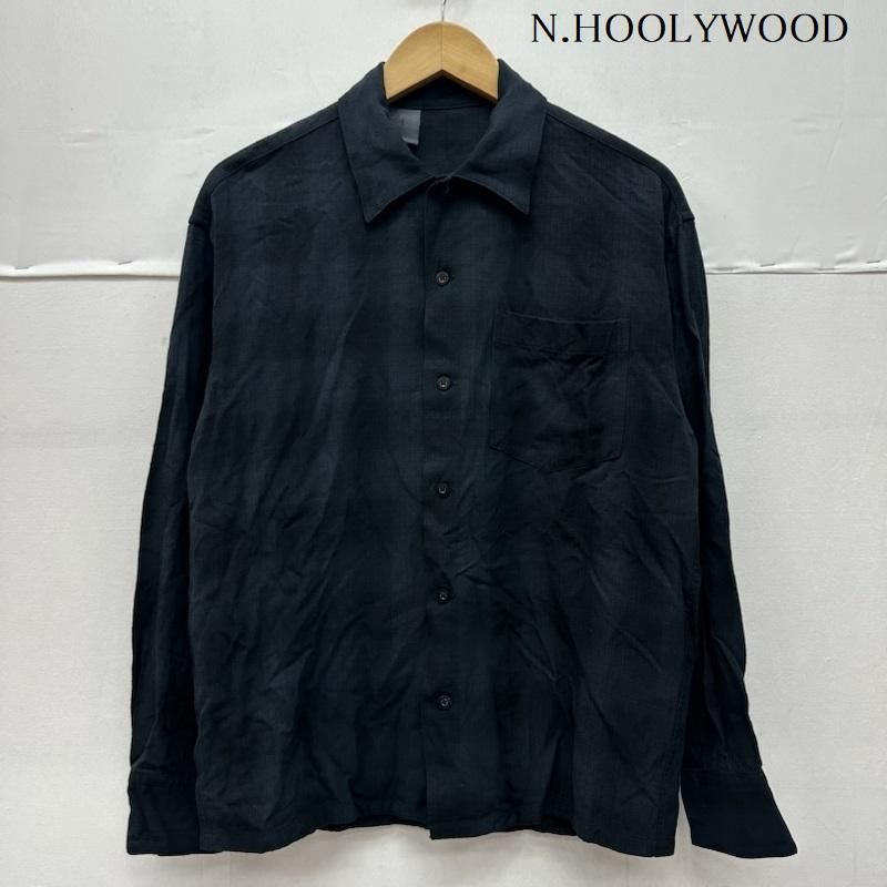N.HOOLYWOOD 「OPEN COLLAR SHIRT」チェック 36 【公式通販】