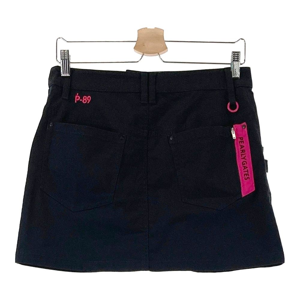 サイズ 1 PEARLY GATES パーリーゲイツ モデル ストレッチ スカート ブラック系 240101548375 ゴルフウェア レディース ストスト