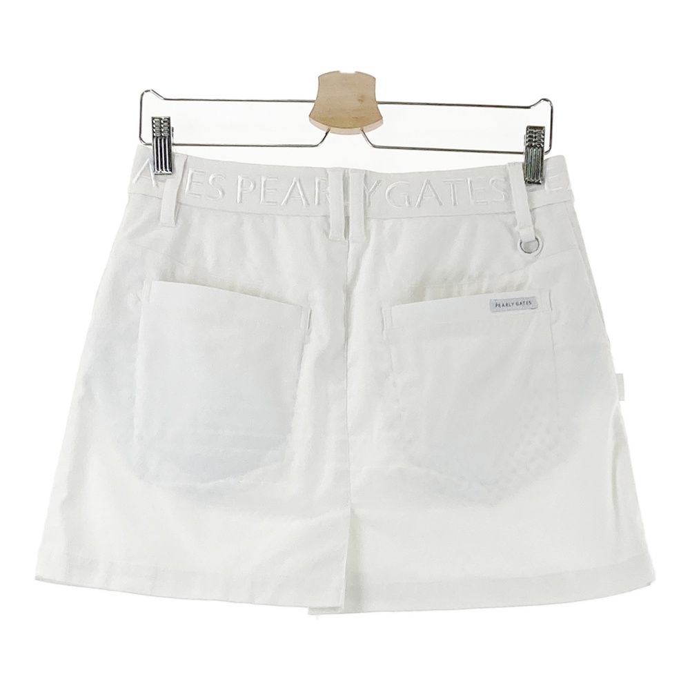 サイズ 1 PEARLY GATES パーリーゲイツ モデル ストレッチ スカート 総柄 ホワイト系 240101548378 ゴルフウェア レディース ストスト