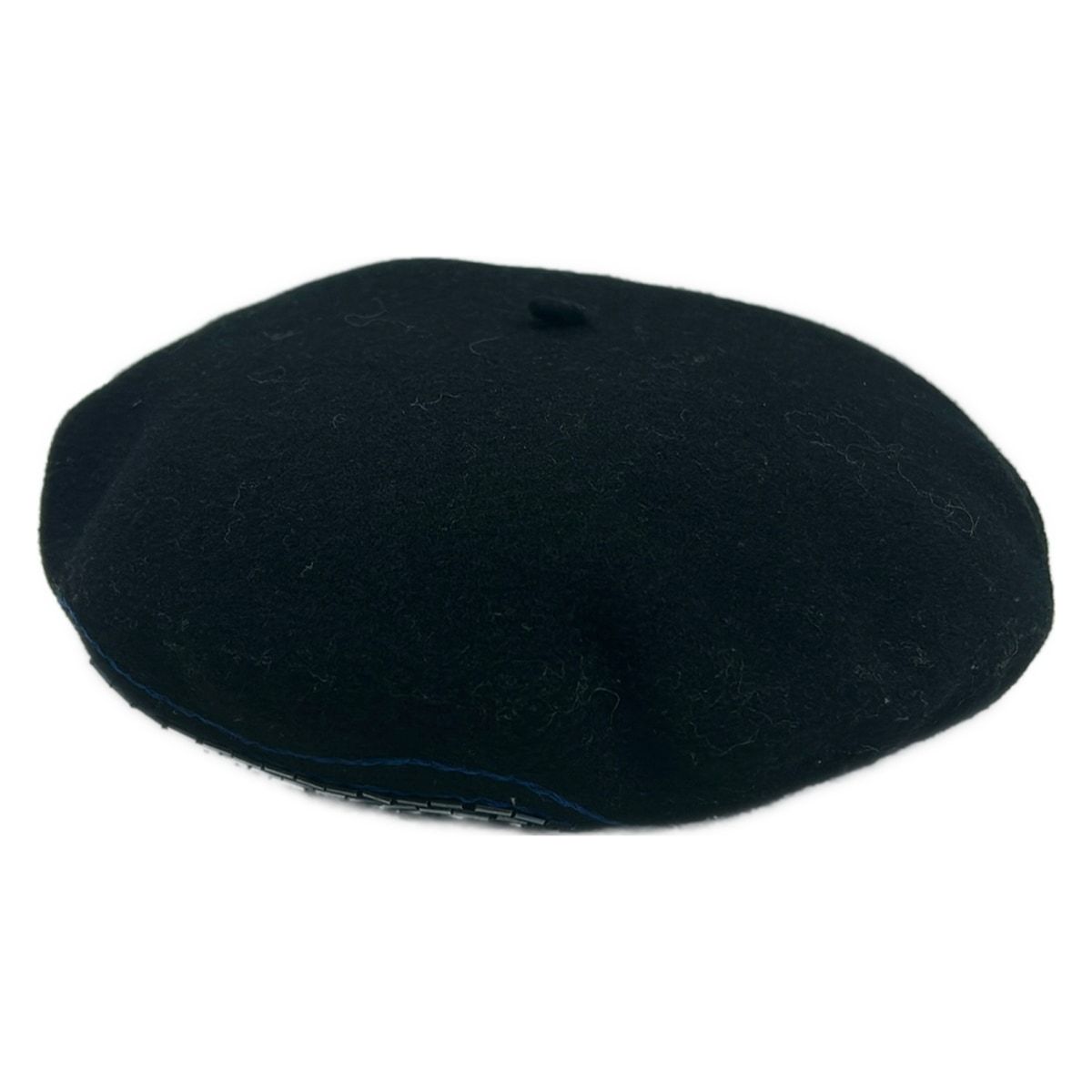 HELEN KAMINSKI ヘレンカミンスキー 帽子 ONE SIZE - 黒 ベレー帽 ビーズ 刺繍 ウール