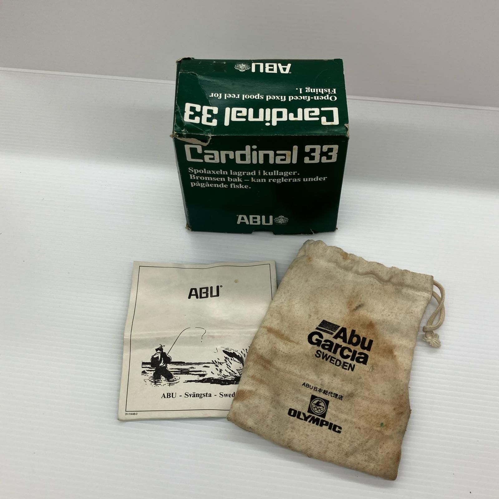 σσABU スピニングリール 復刻 カーディナル33 程度B