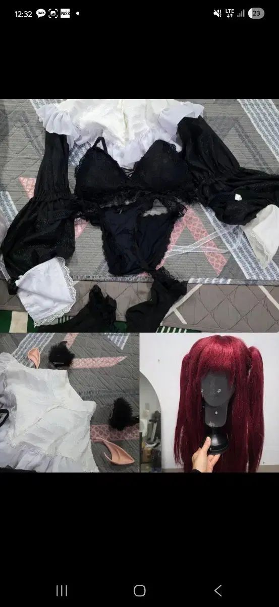 リズ큥 コスプレ 北川 マリン ビスクドール ウィッグ フルセット