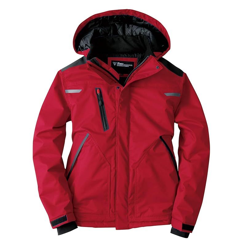 彡XEBEC ジーベック 防水防寒ブルゾン 562 71 レッド 3L 1