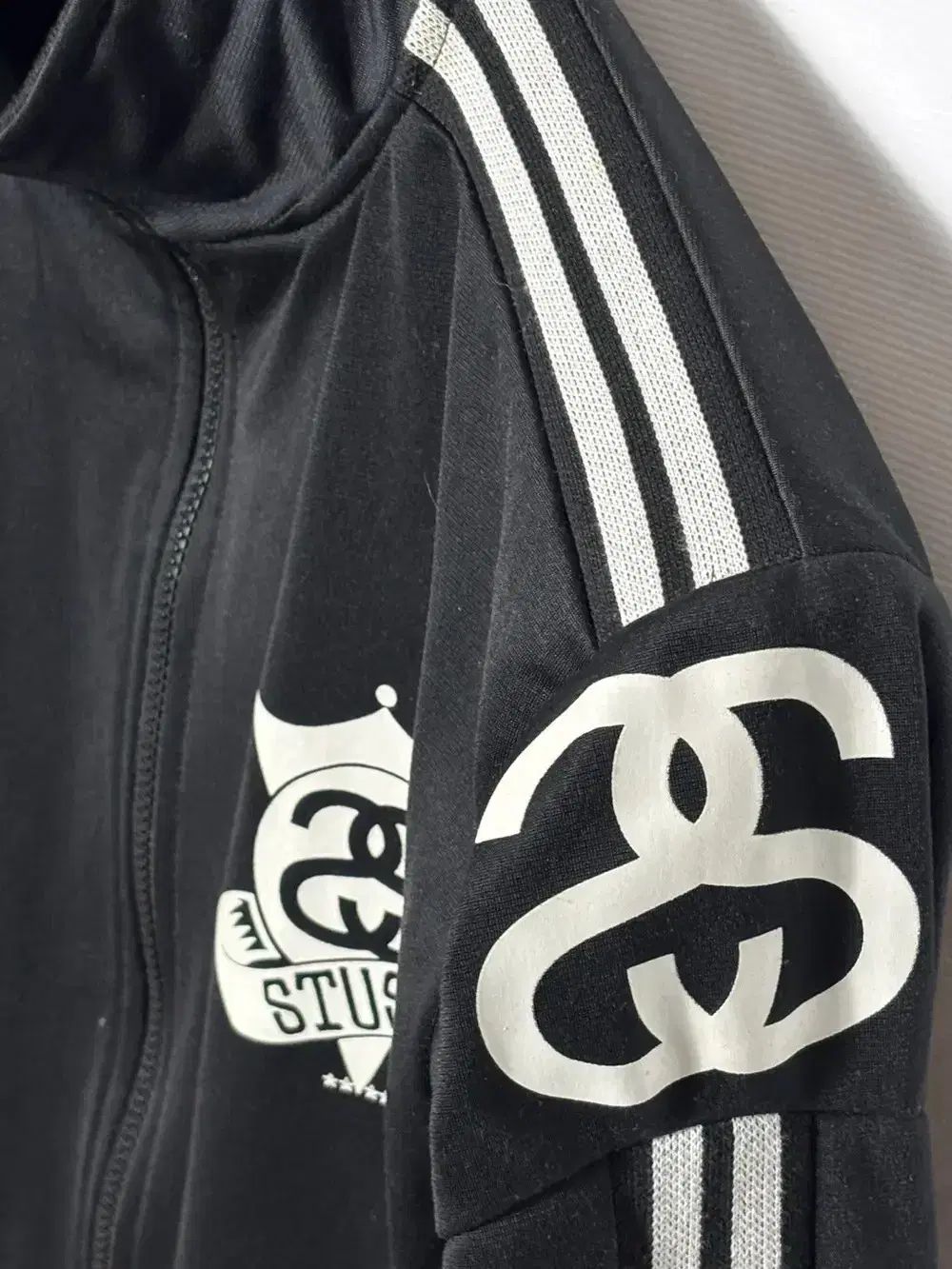 STUSSY スクール トラックジャージ ブラック KANDAIZUMI_COM