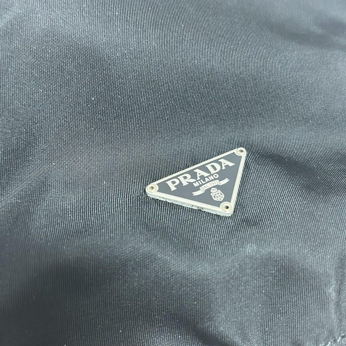 PRADA プラダ ポーチ - 黒 巾着型 DECORATOM_COM_BR