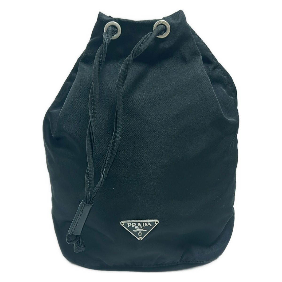 PRADA プラダ ポーチ - 黒 巾着型