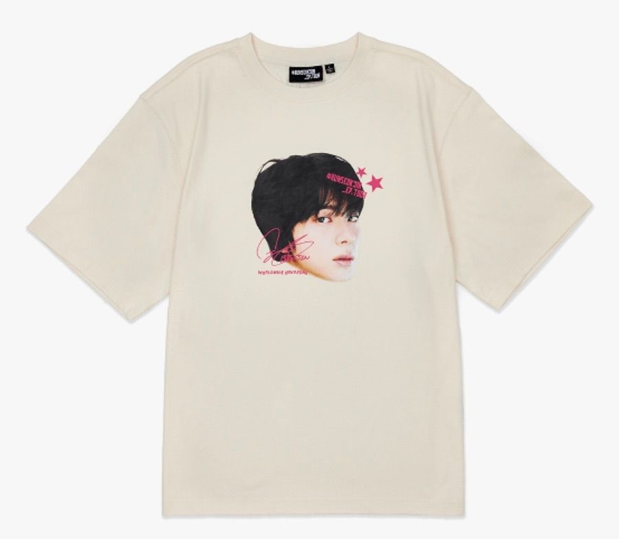 S/S T-SHIRT（BEIGE）】JINビジュアルTシャツ #RUNSEOKJIN_EP.TOUR