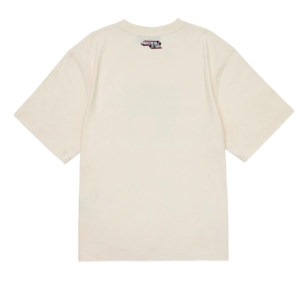 S S T-SHIRT BEIGE Tシャツ ベージュ JINのビジュアルベージュTシャツ RUNSEOKJIN_EP.TOUR MERCADOAVALIA_COM_BR