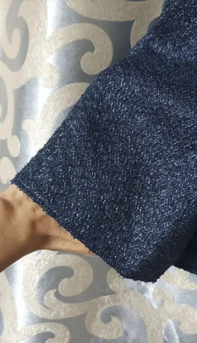 ハンサム LANVIN ウールブレンド フールスカート