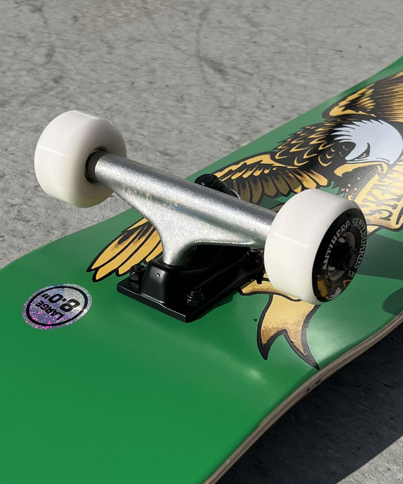 ムラスポ公式 スケートボード コンプリートセット ANTIHERO アンチヒーロー CLASSIC EAGLE LG 8.0inch KK K24 LLC-HASEGAWATOSO_COM