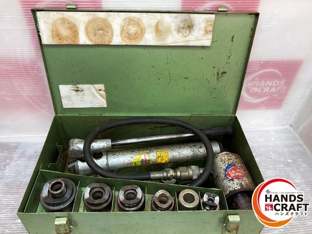 カクタス CP-3 ノックアウトパンチャー ダイス ケース付き