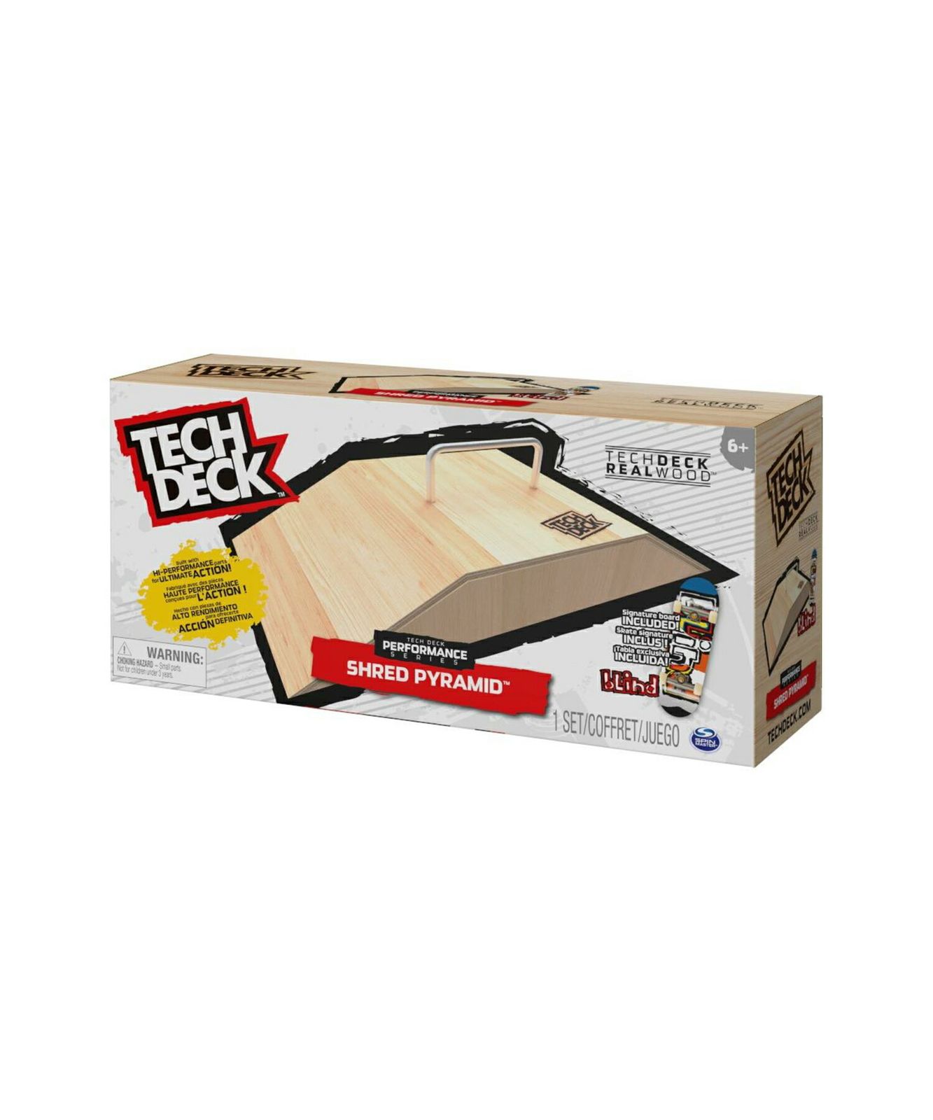ムラスポ公式 スケートボード フィンガーボード TECH DECK テックデッキ PFM WOOD RAMP SHRED PYRAM