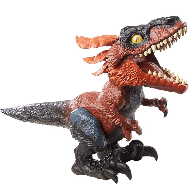 彡マテル ジュラシックワールド WORLD 新たなる支配者 スーパーアクション! ベビー ピロラプトル 全長 約54 恐竜 おもちゃ 5才 GWD 70 1