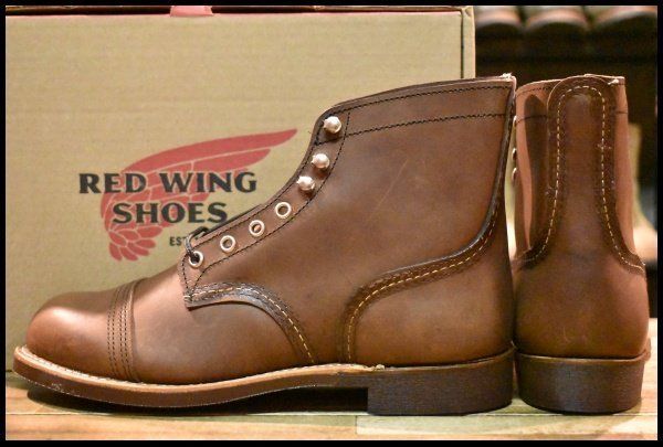 8 D ♥ 23年 レッドウィング 8111 アイアンレンジャー アンバー ハーネス キャップトゥ ブラウン ブーツ redwing GP 178