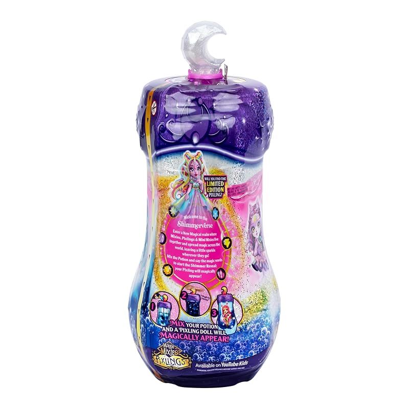 彡Magic Mixies Pixlings Shimmerverseシリーズ 魔法のポーションを作って混ぜて ハウレクサ ザ ウルフのピクシングを明らかにし この美しい6.5インチのファッションドールがポーションボトルの中に現れるのを見てください