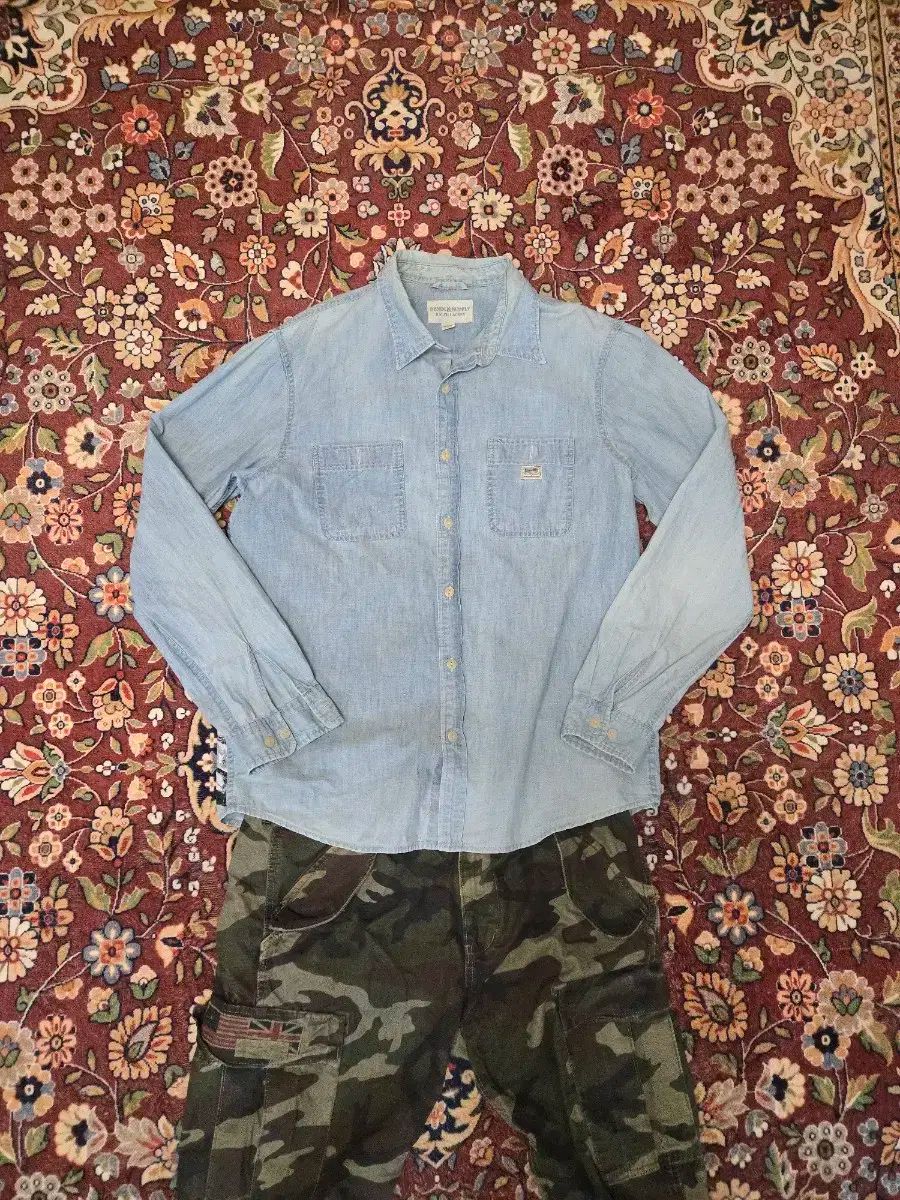 プリンティング デニム