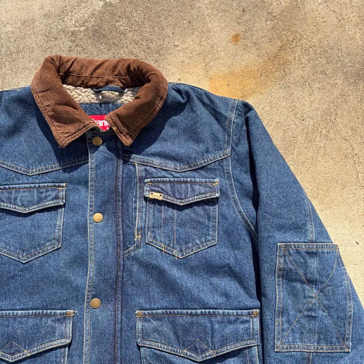 ラングラー ヴィンテージ シェルパ ウォーク デニムジャケット L