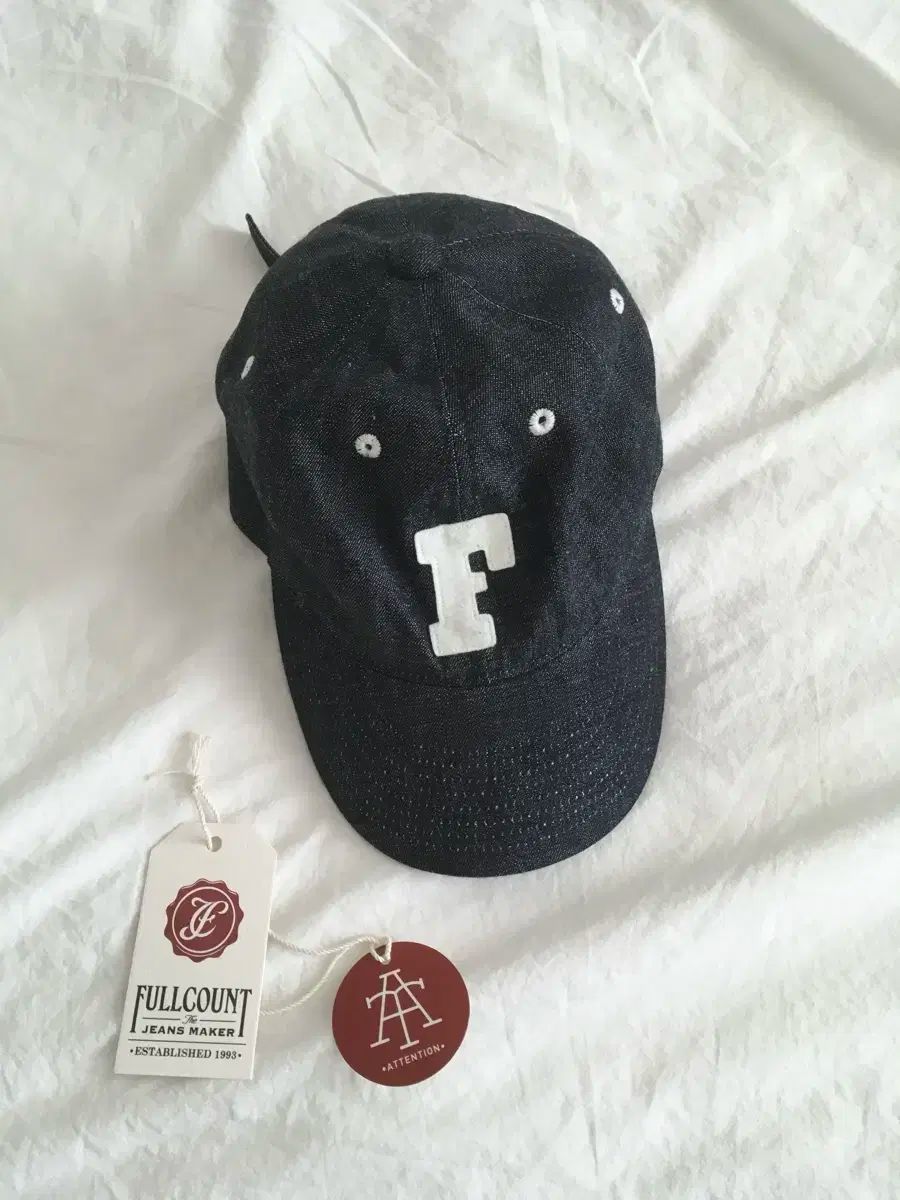 FULLCOUNT フルカウント デニム ベースボールキャップ F字 刺繍 帽子