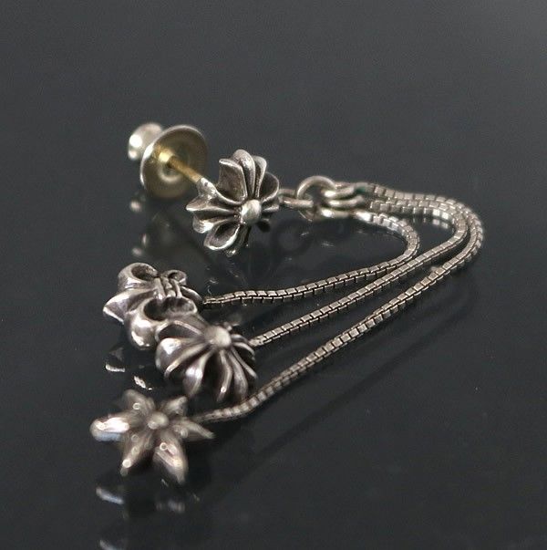 CHROME HEARTS 銀座店 クロムハーツ JOJO ピアス スター×CHプラス×BSフ シルバー SV925 100958