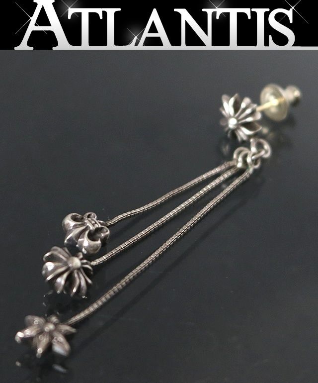 CHROME HEARTS 銀座店 クロムハーツ JOJO ピアス スター×CHプラス×BSフ シルバー SV925 100958
