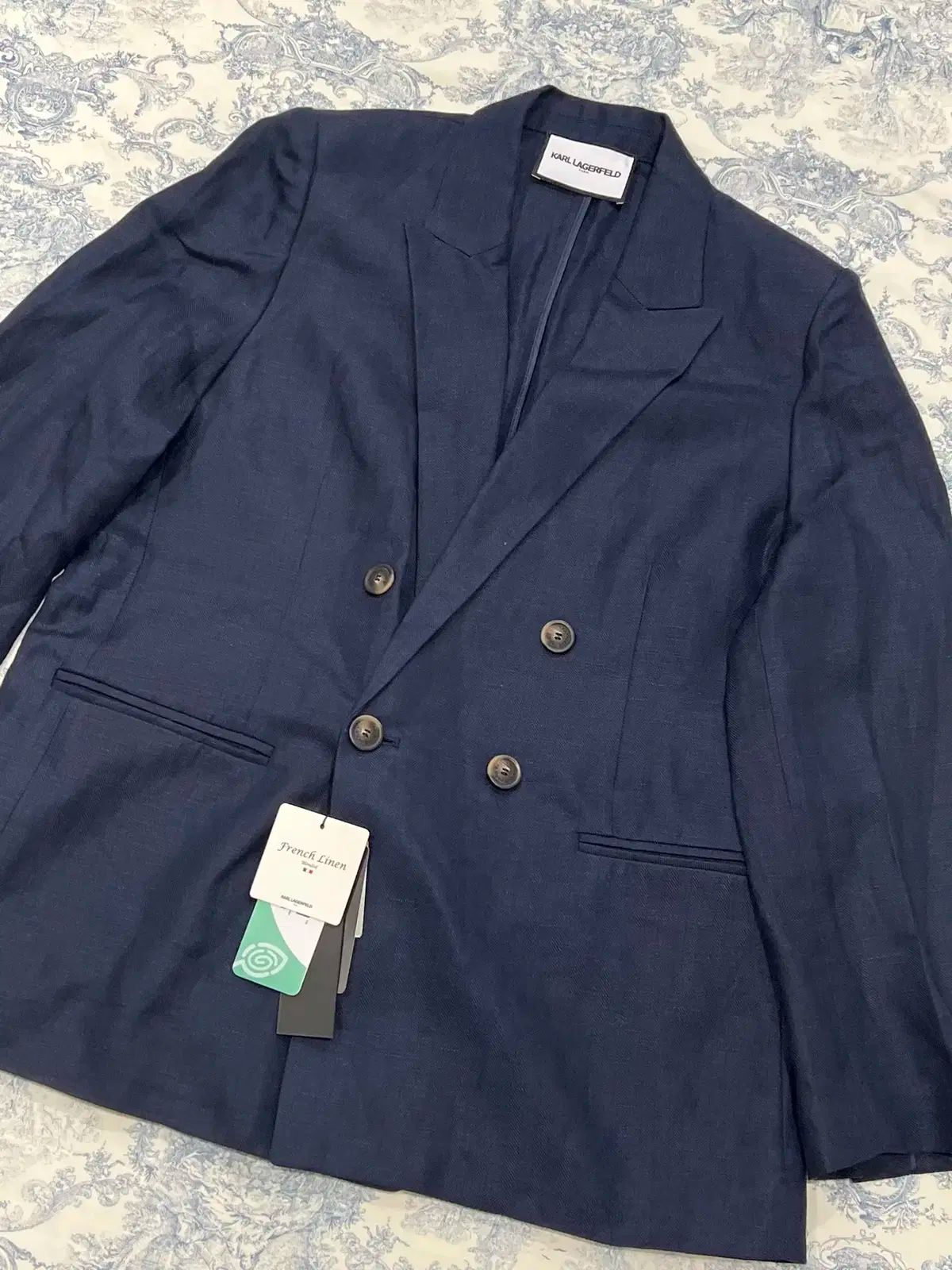 Karl Lagerfeld カールラガーフェルド リネン ジャケット