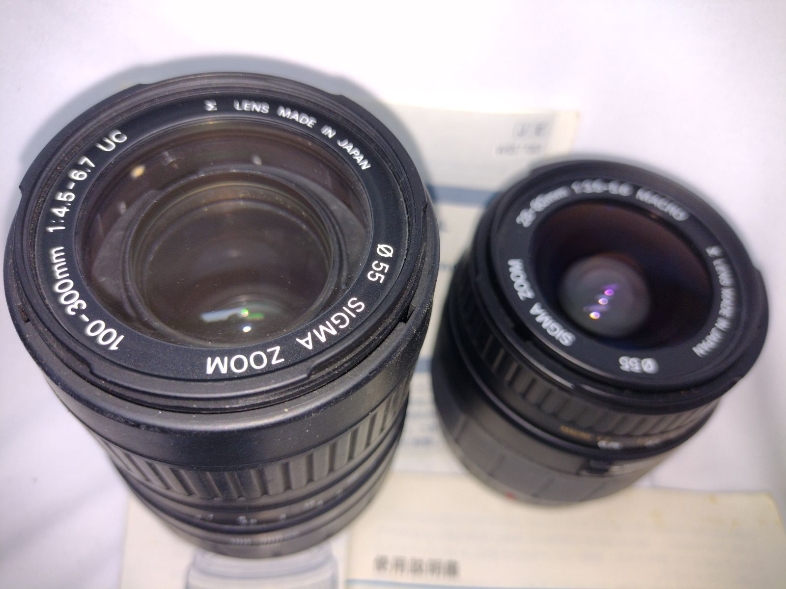 マクロレンズ＆ズームレンズ