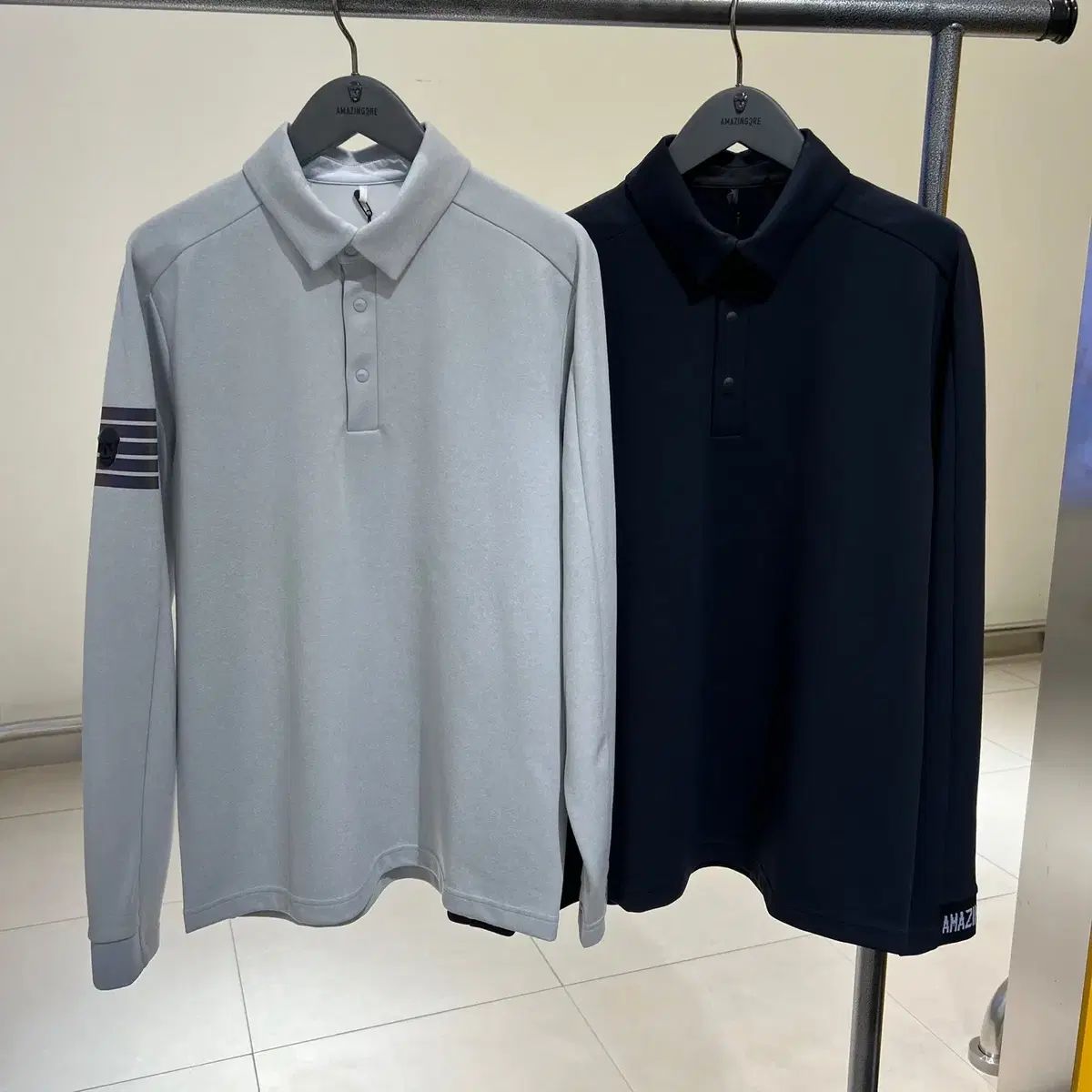 アメイジングクリー メンズゴルフ 長袖Tシャツ