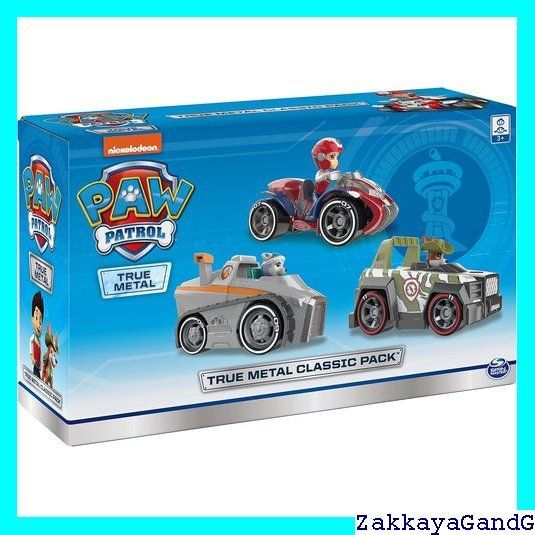 パウパトロール トゥルーメタル クラシック ミニカー ダイキャスト ビークル 3個 セット Paw Patrol ケント エベレスト トラッカー 91 GEBZETESISAT_COM_TR