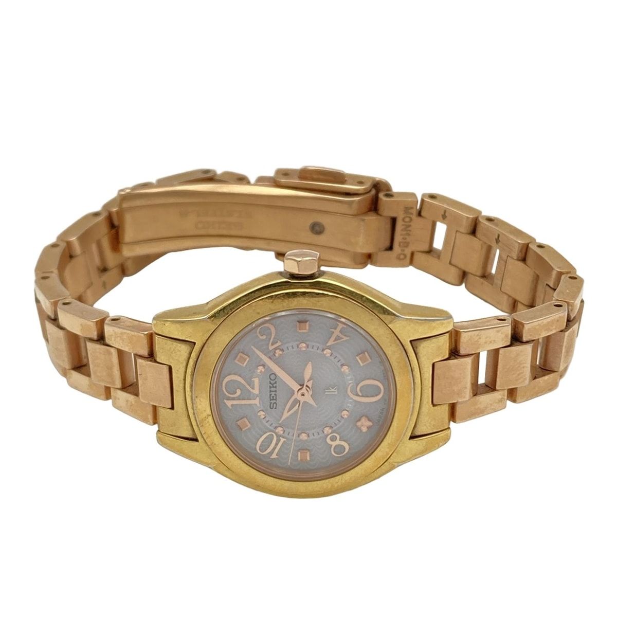 SEIKO セイコー 腕時計 LUKIA ルキア V111-0CA0 レディース ライトピンク