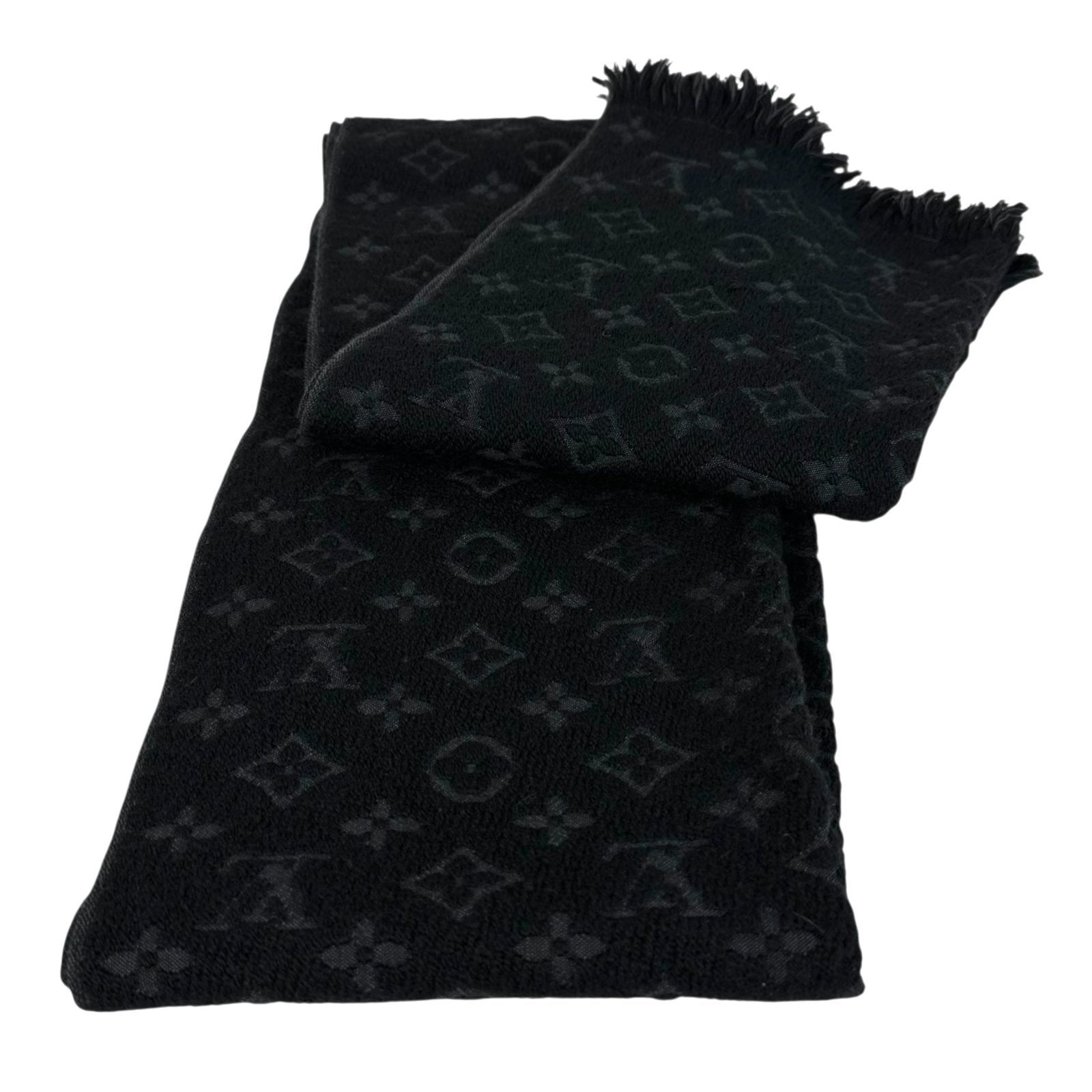 Louis Vuitton】ルイ・ヴィトン マフラー 大判 M70520 ウール100