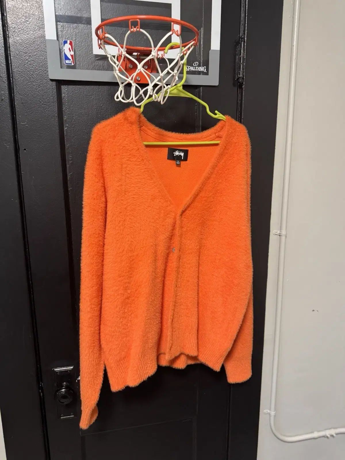 STUSSY シェイディ カーディガン オレンジ