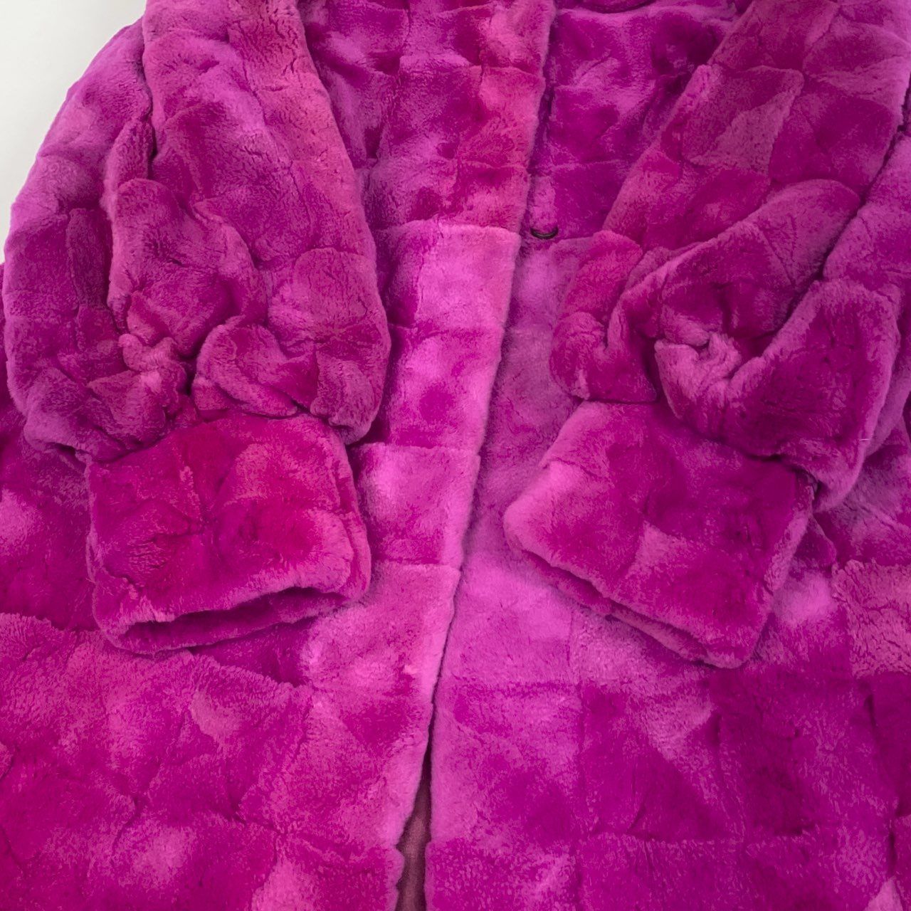 85k4 超 シェアード 染めミンク 超ロングコート 102cm ピンク 最 本毛皮 MINK FUR COAT t18r GULLKHAN_COM